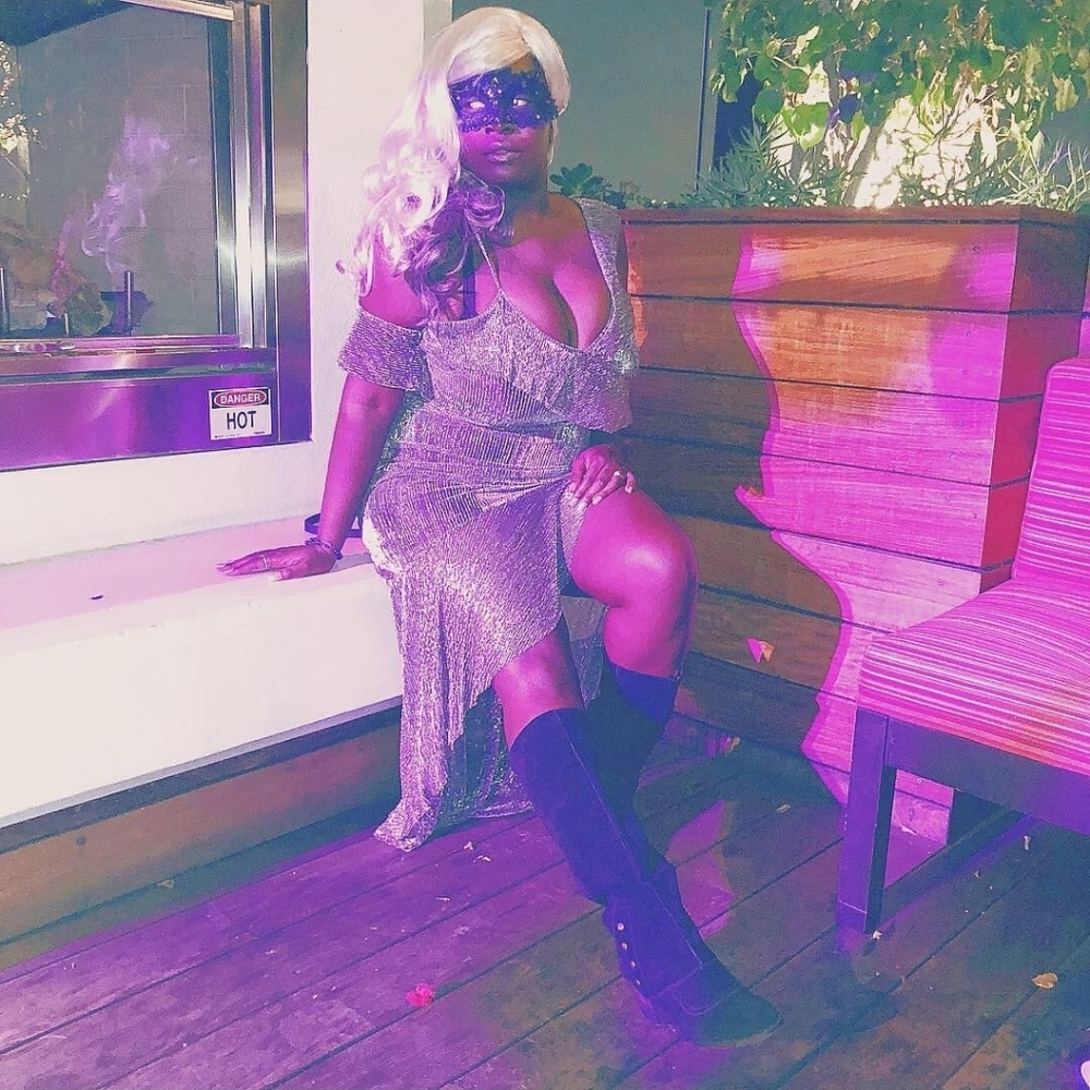 Nasty Gal - Silver Sheer Dress